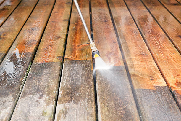 Post-Construction Pressure Washing in National Harbor, MD